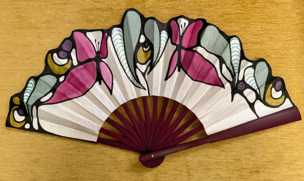 Abanico mariposas